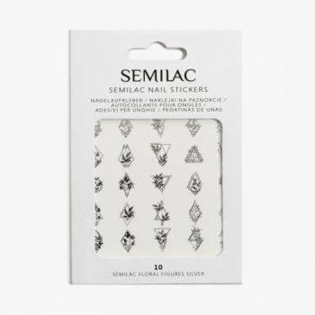 SEMILAC NAIL STICKERS 10 FLORAL